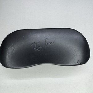 Ray-Ban New Authentic Black Hard Clamshell Eyeglasses / Sunglasses Case